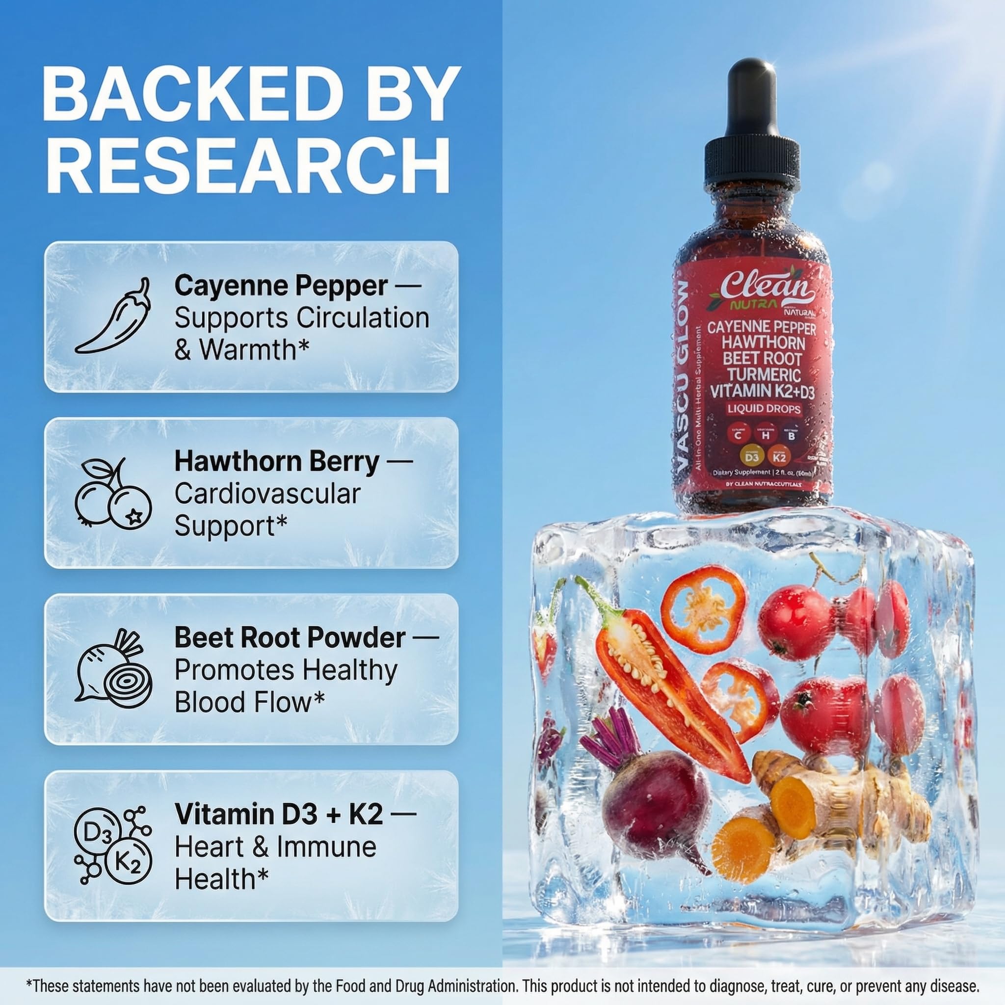 Clean Nutraceuticals tincture texture closeup highlighting concentrated formula