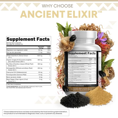 Clean Nutraceuticals bottle with ingredient pile highlighting fulvic acid and minerals