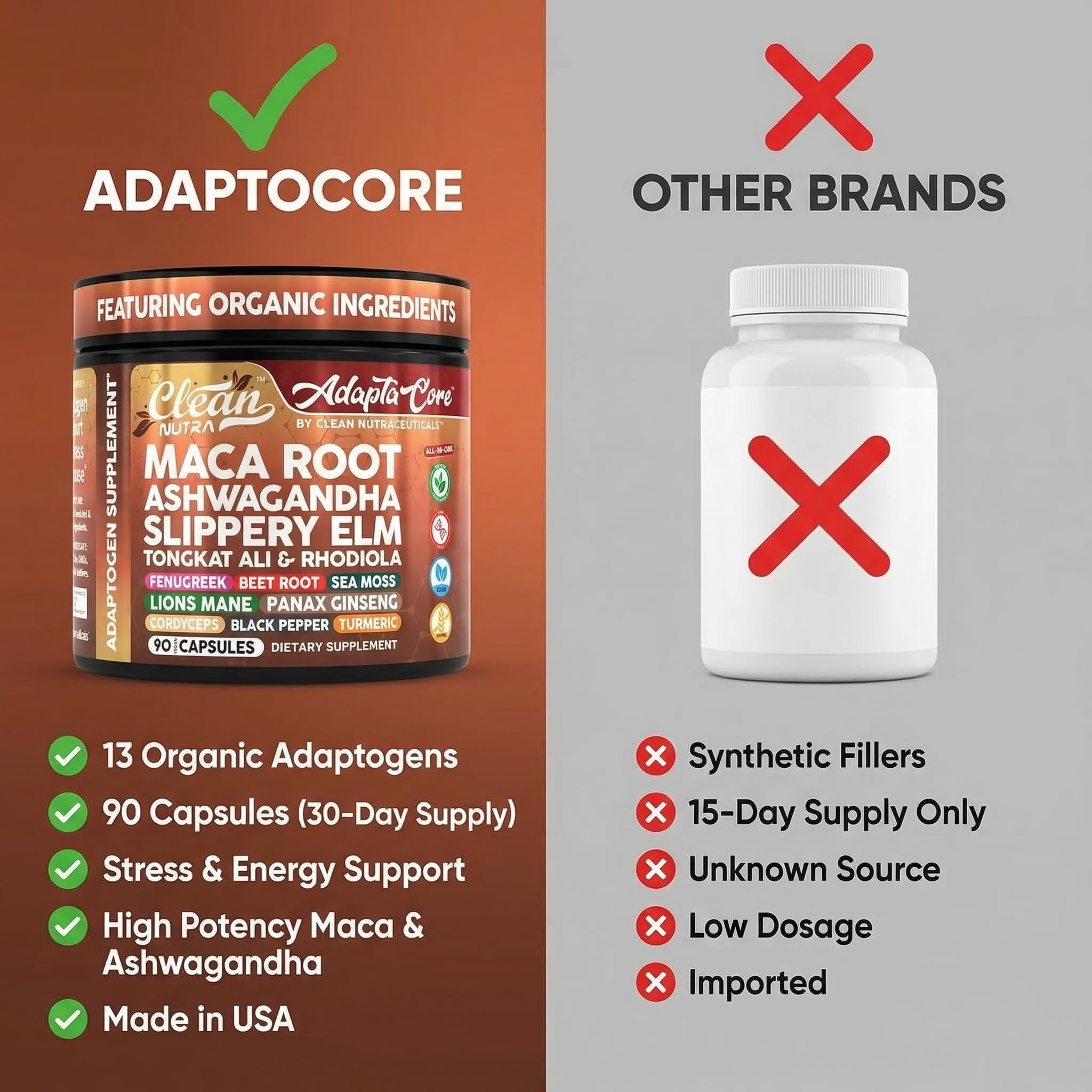 Clean Nutraceuticals capsule beside smoothie demonstrating easy morning routine inclusion