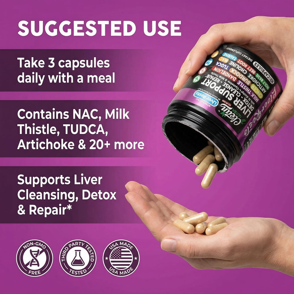 Clean Nutraceuticals label nutrition and ingredient panel for clear information