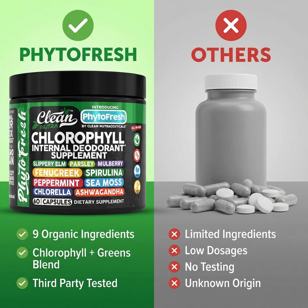 Clean Nutraceuticals capsules beside breakfast portraying daily routine ease