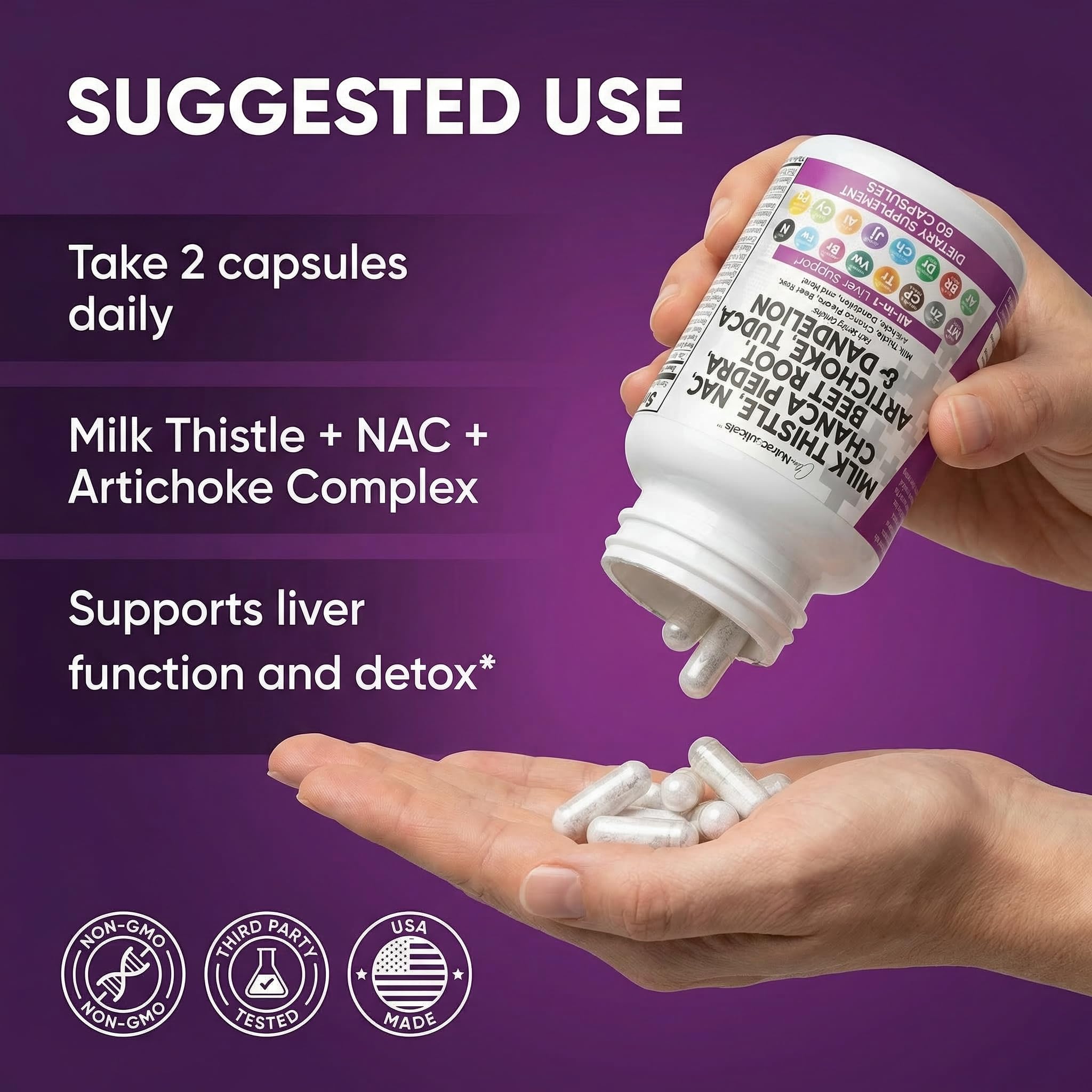 Clean Nutraceuticals bottle on kitchen counter implying convenient daily use
