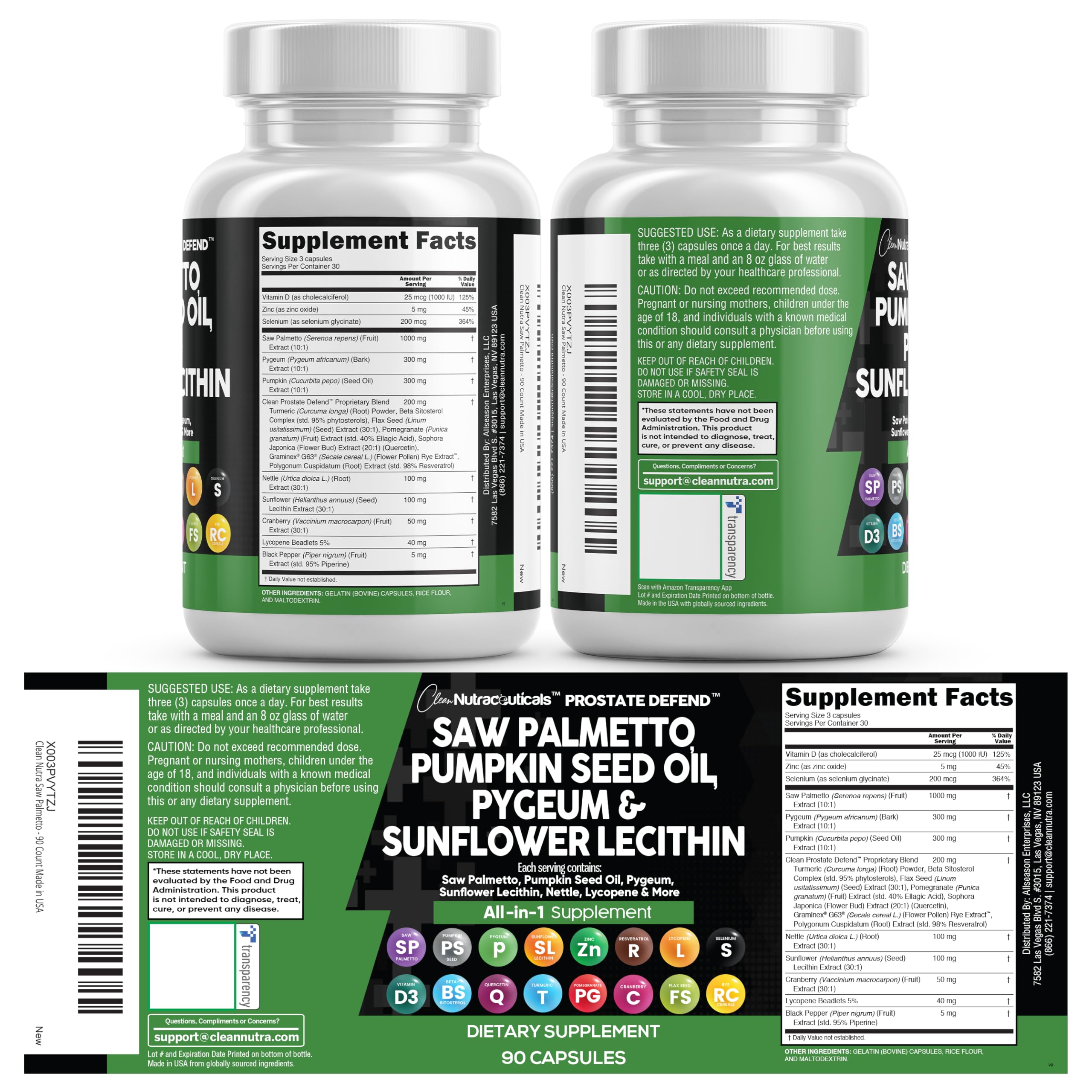 Clean Nutraceuticals bottle stored in cabinet conveying organized routine