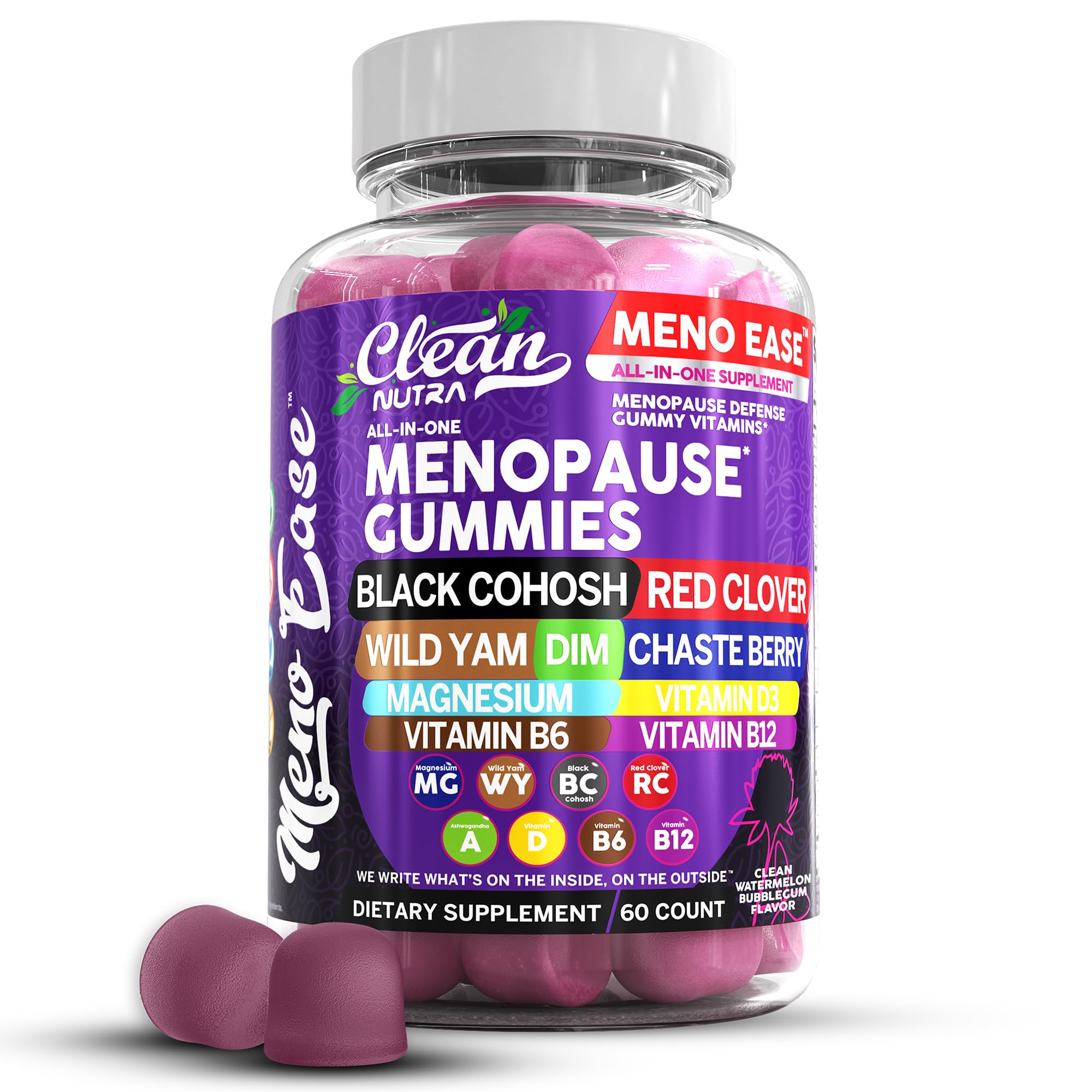 Clean Nutraceuticals front bottle view showing label and benefits