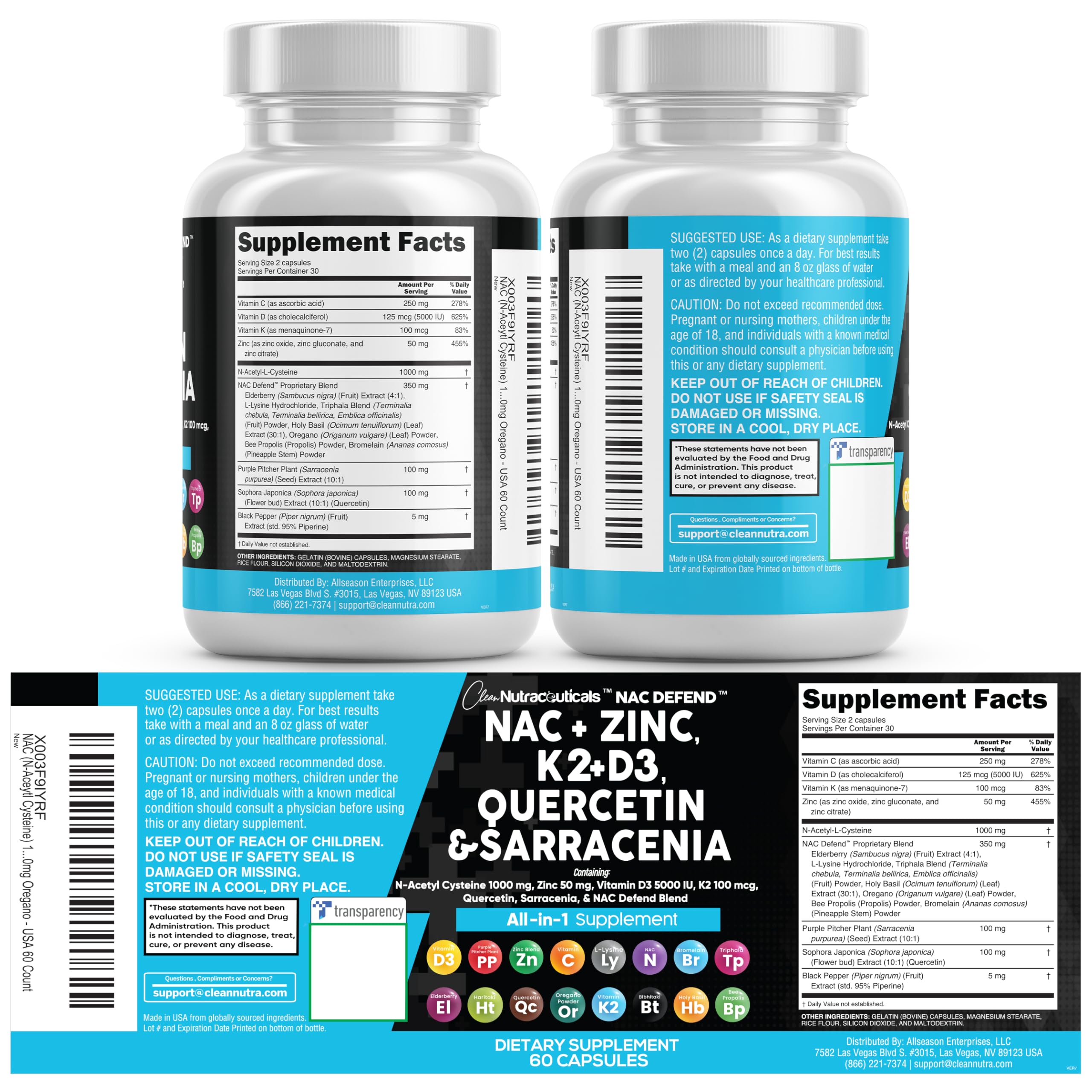 Clean Nutraceuticals bottle next to breakfast scene showing daily routine fit