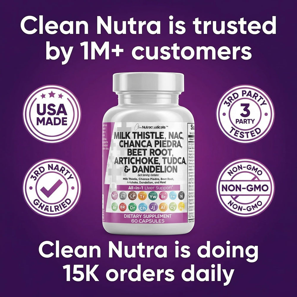 Clean Nutraceuticals open bottle top view showing capsule fill and quality