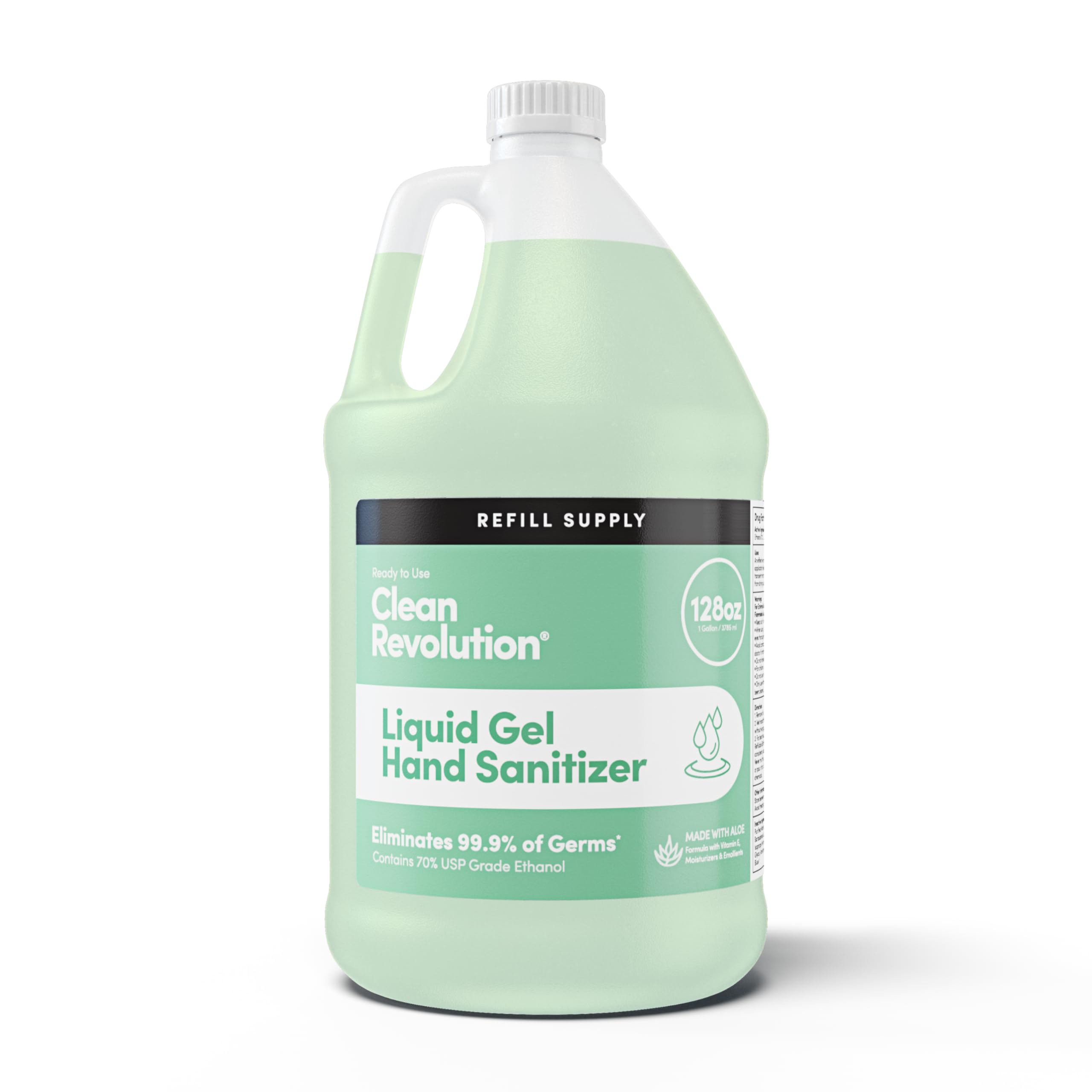 Clean Revolution front label view showing product and volume benefits