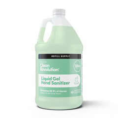 Clean Revolution front label view showing product and volume benefits