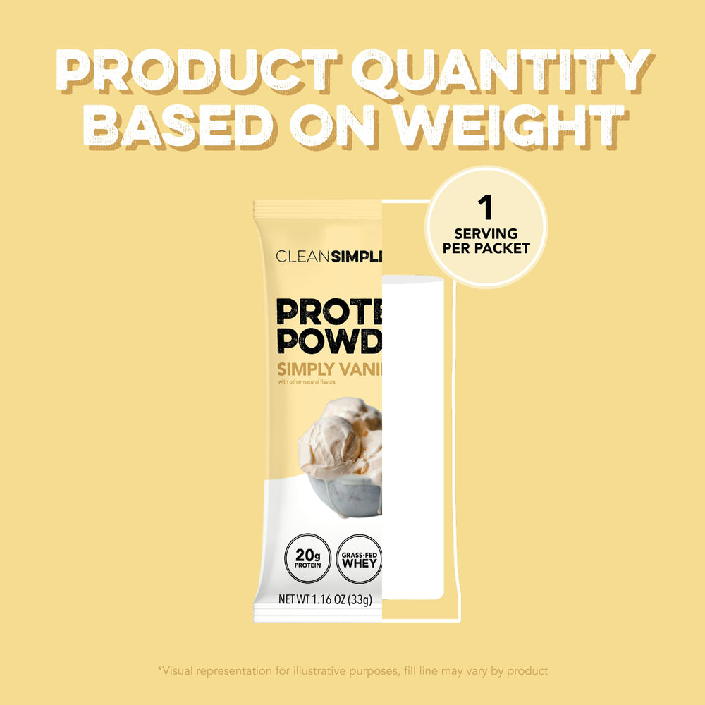 Clean Simple Eats stick packs in gym bag showing on-the-go protein readiness