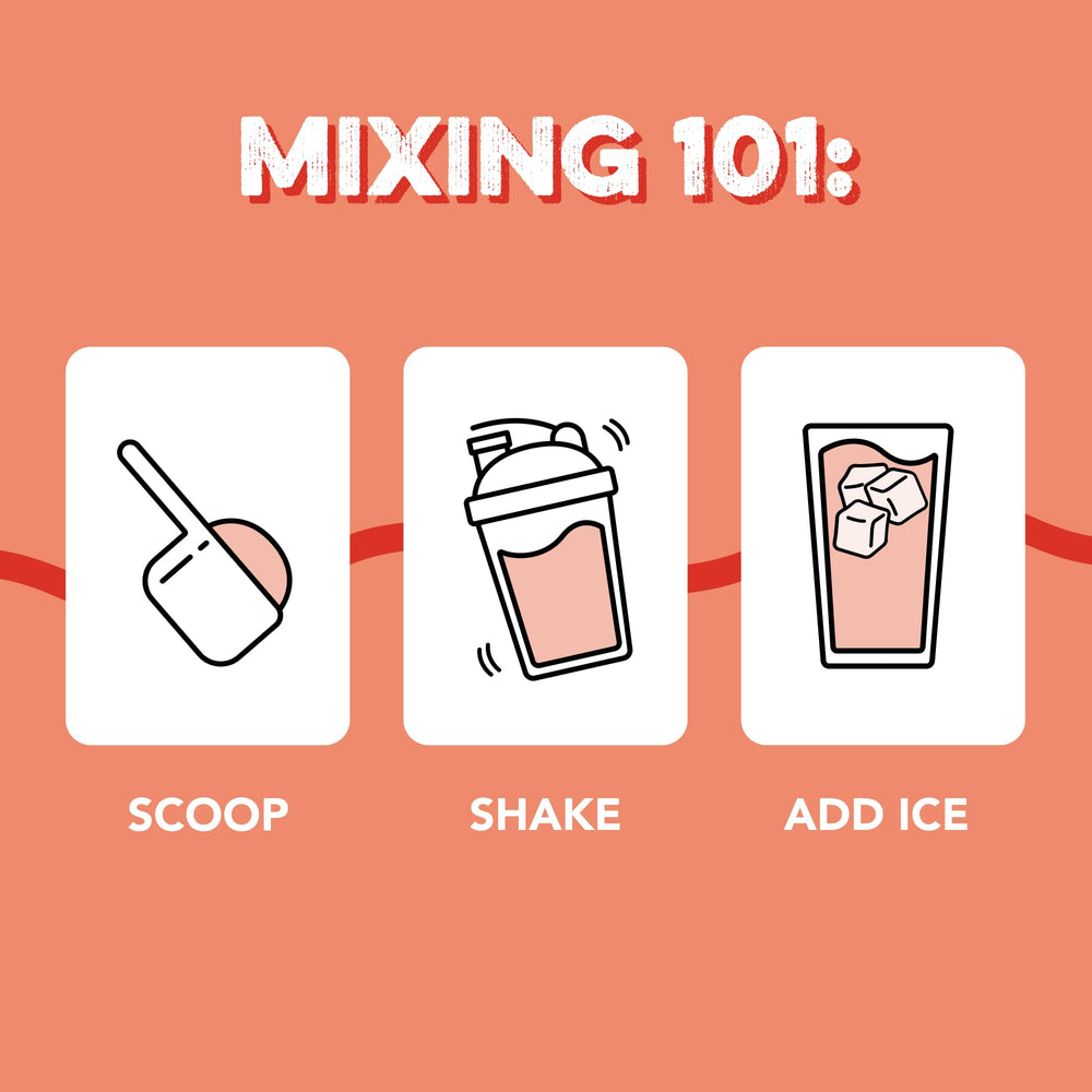 Clean Simple Eats drink outdoors with ice, tropical taste and portable refreshment benefit