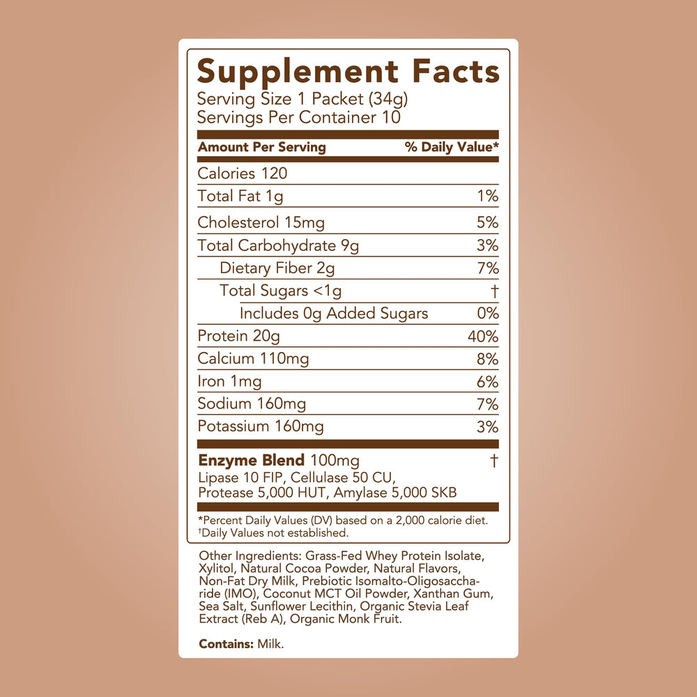 Clean Simple Eats powder close-up showing fine texture for smooth mixing and creamy taste