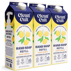 Cleancult front packaging lemon verbena showing product and eco benefits