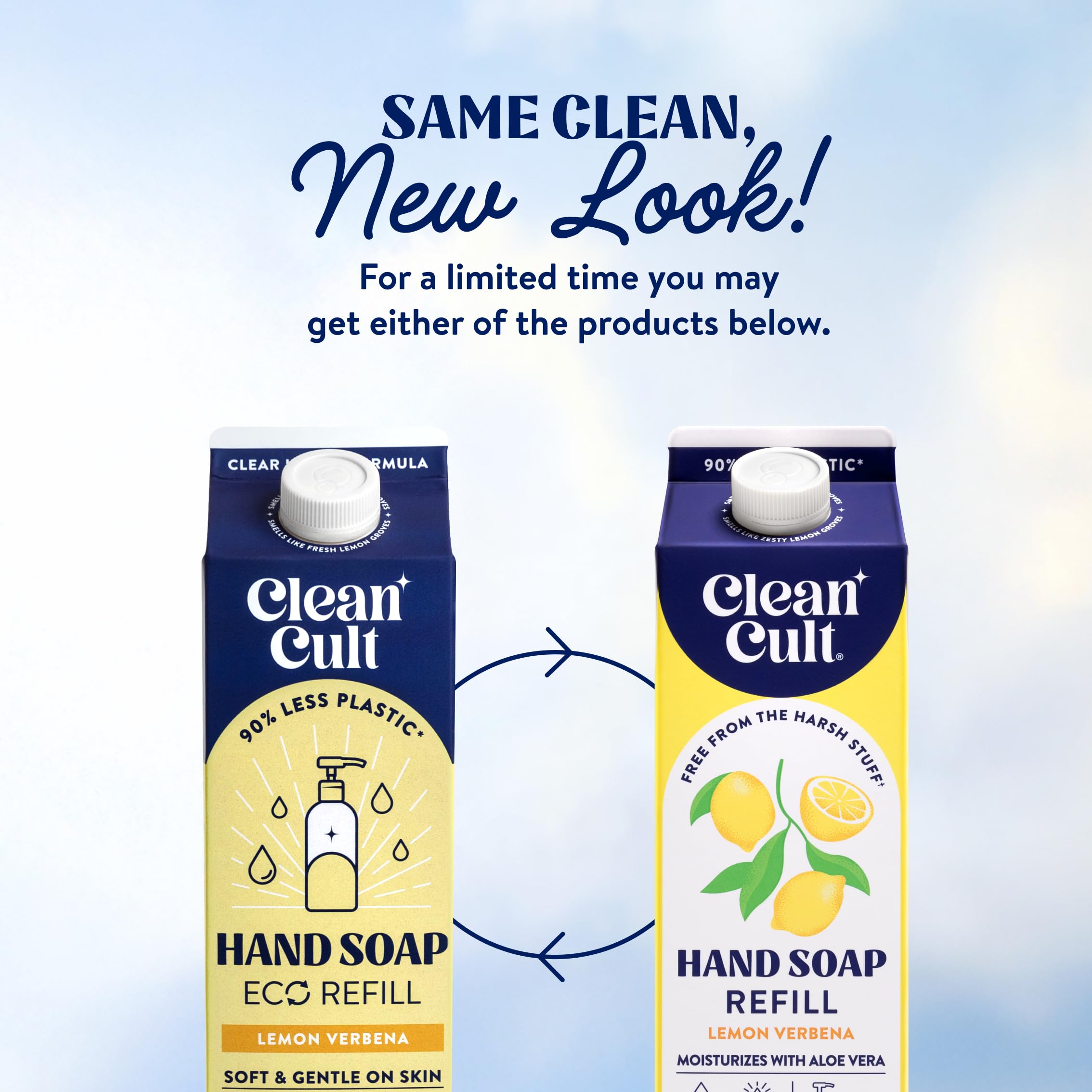 Cleancult hand soap at kitchen sink lifestyle scene creating fresh ambience