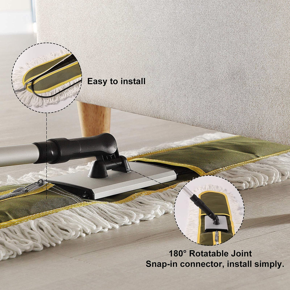 CLEANHOME damp mopping demonstration showing high absorbency for wet cleaning