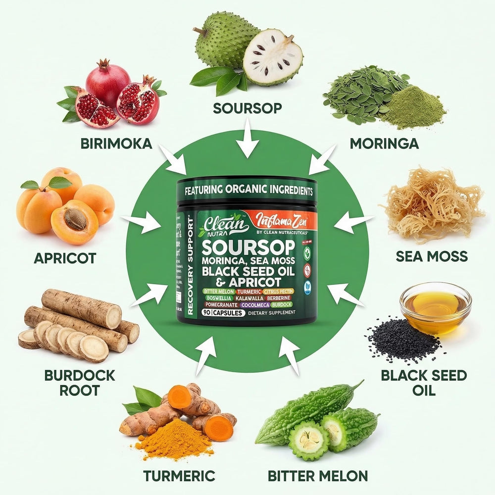 Clean Nutraceuticals sea moss texture close-up highlighting mineral-rich whole-food benefit