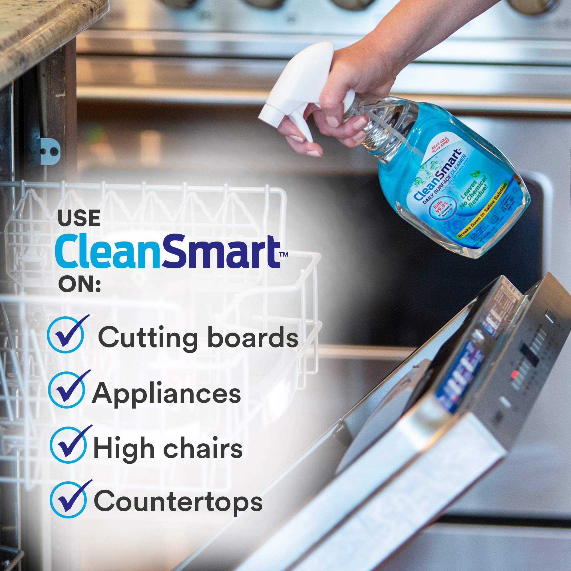 CleanSmart two-pack displayed together indicating value and household supply