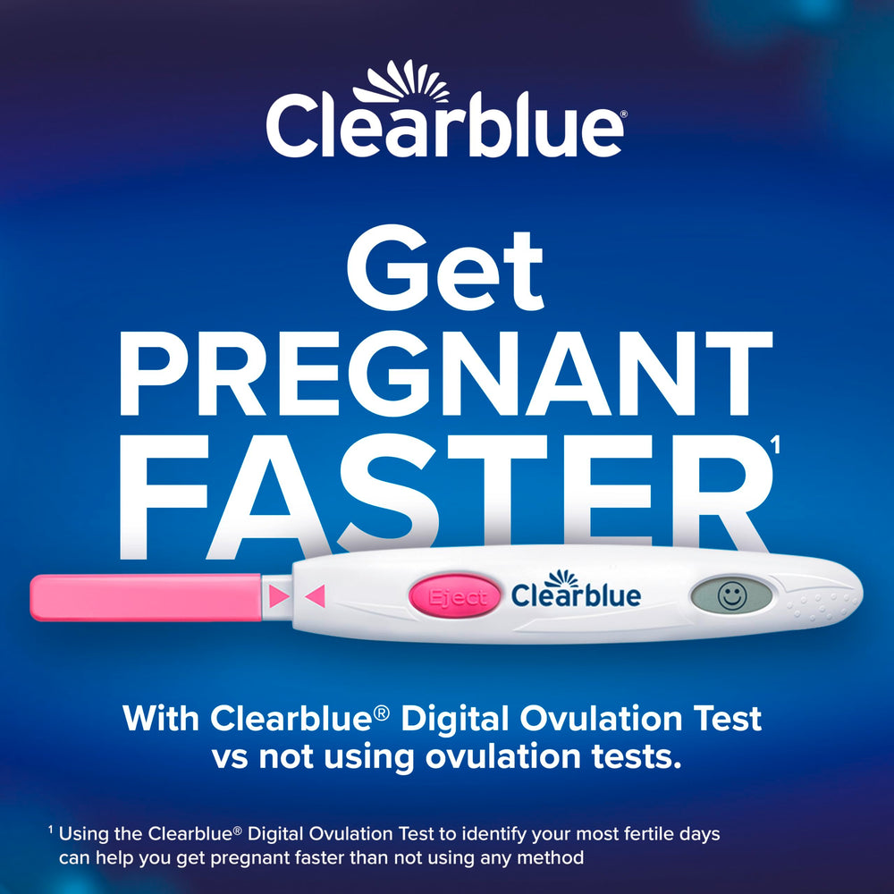 Clearblue test stick absorbent tip close-up for accurate sampling