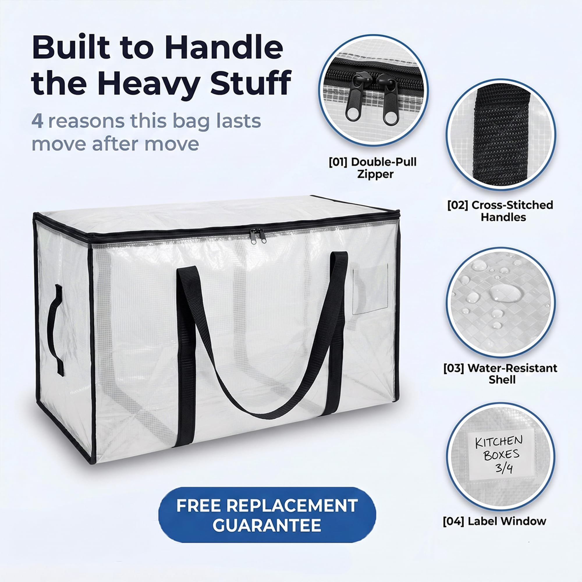 ClearSpace backpack straps in use for comfortable hands-free carrying