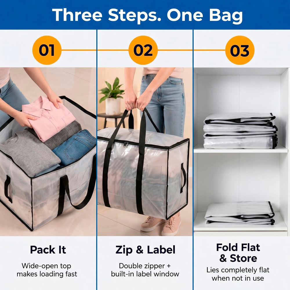 ClearSpace clear panel showing contents for quick identification
