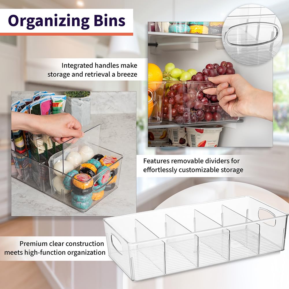 ClearSpace close-up of removable divider demonstrating compartment flexibility