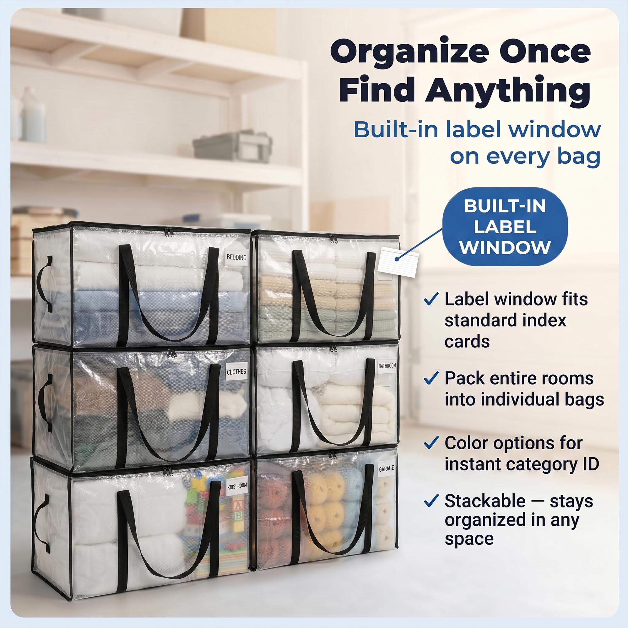 ClearSpace folded flat storage illustrating compact space-saving advantage