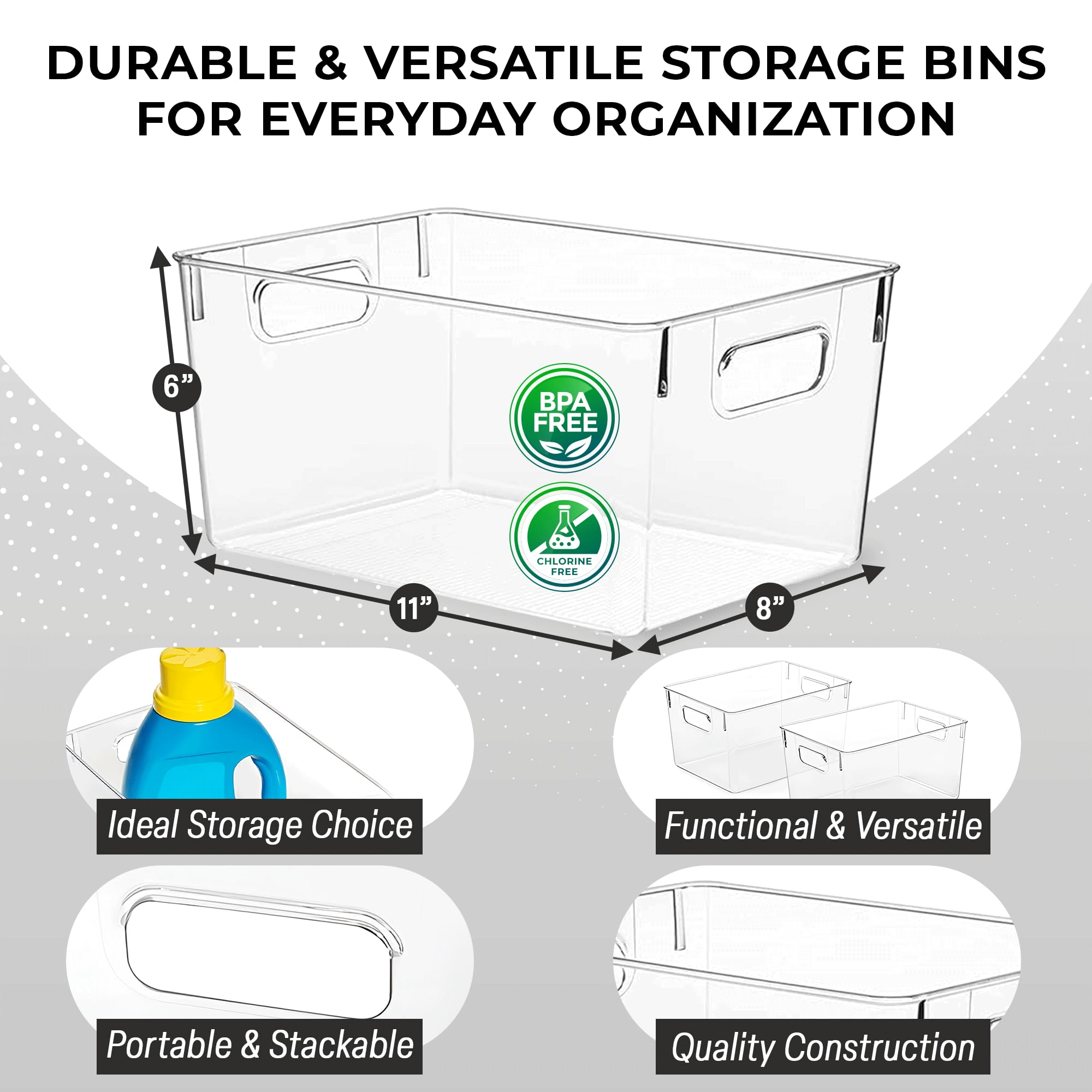 ClearSpace storage bin organizing fridge shelf to maximize chilled space benefit