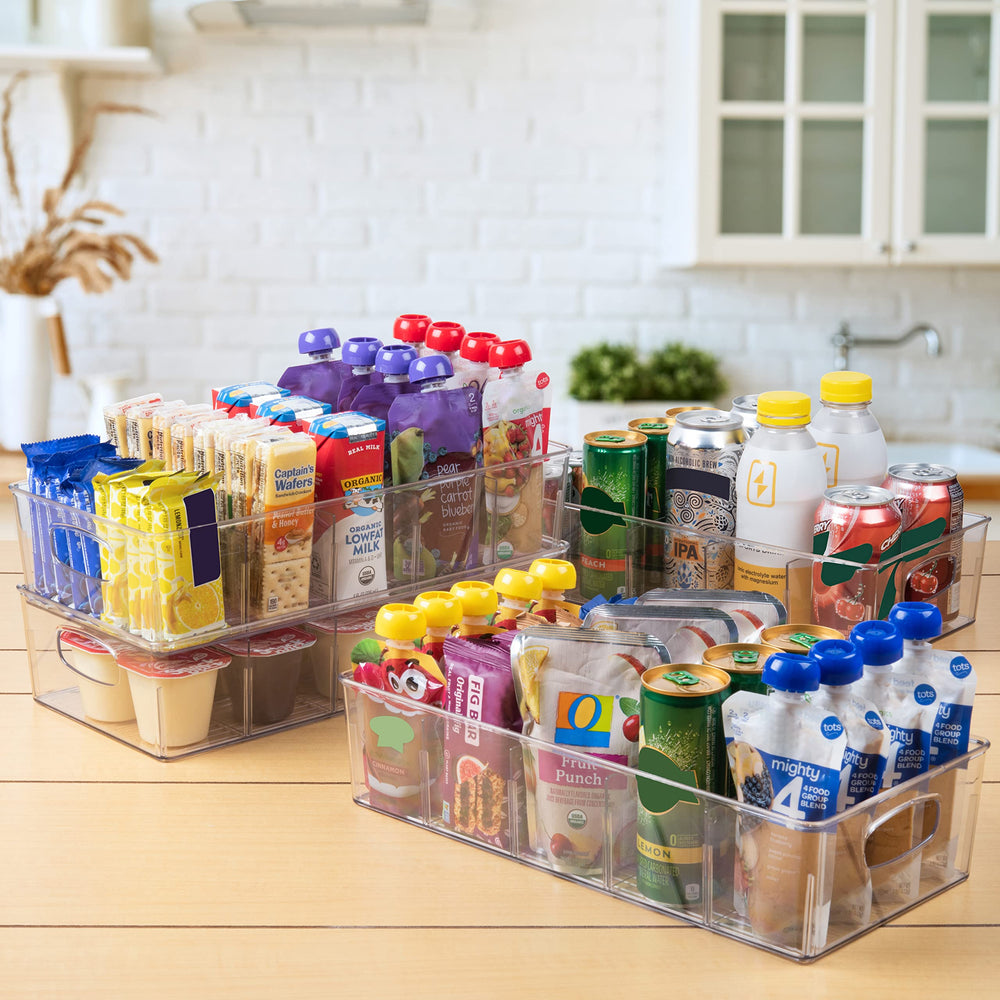 ClearSpace bin in fridge organizing condiments and small items neatly