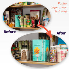 ClearSpace close-up of removable dividers showing flexible organization benefit