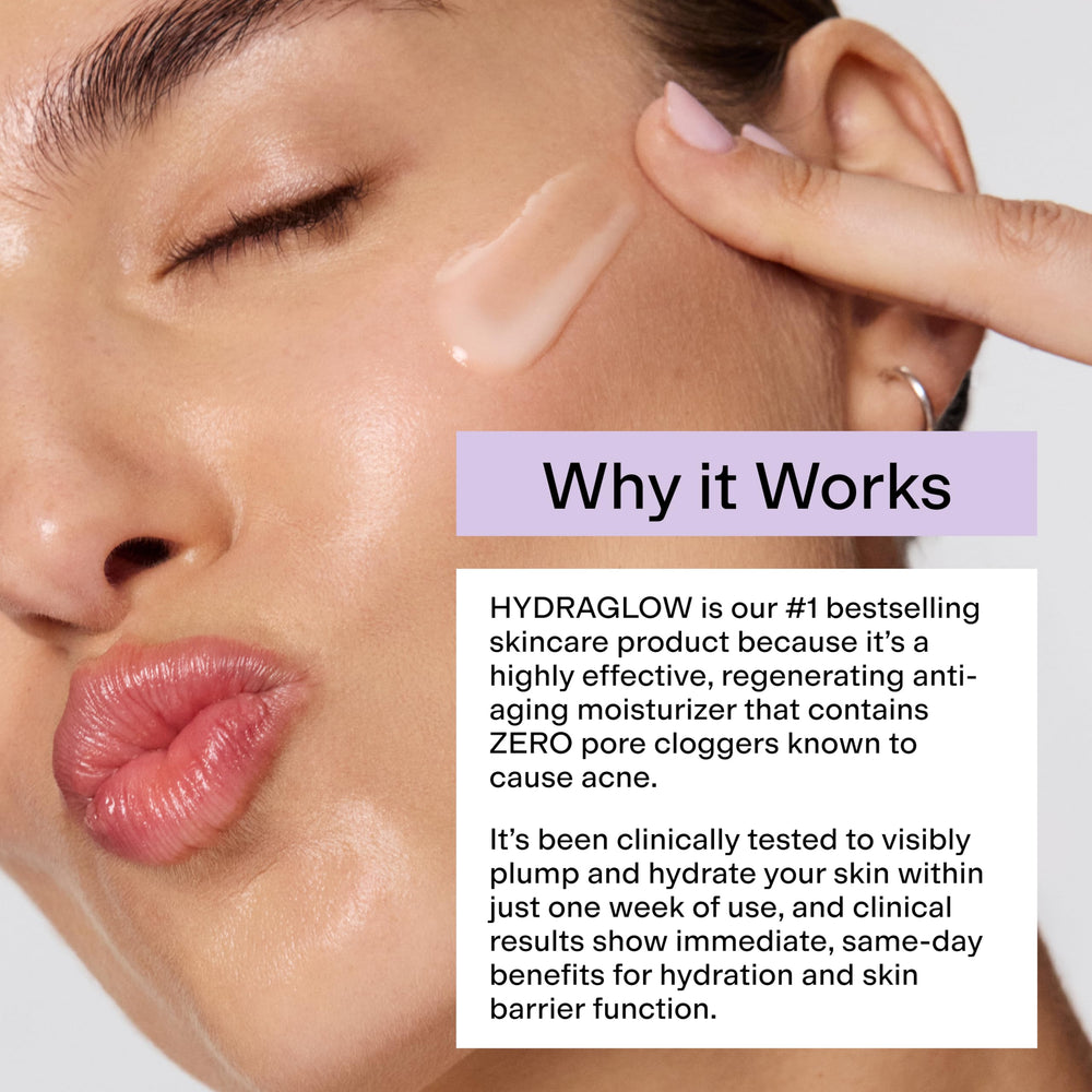 CLEARSTEM cream used in a skincare routine emphasizing balanced acne-safe care