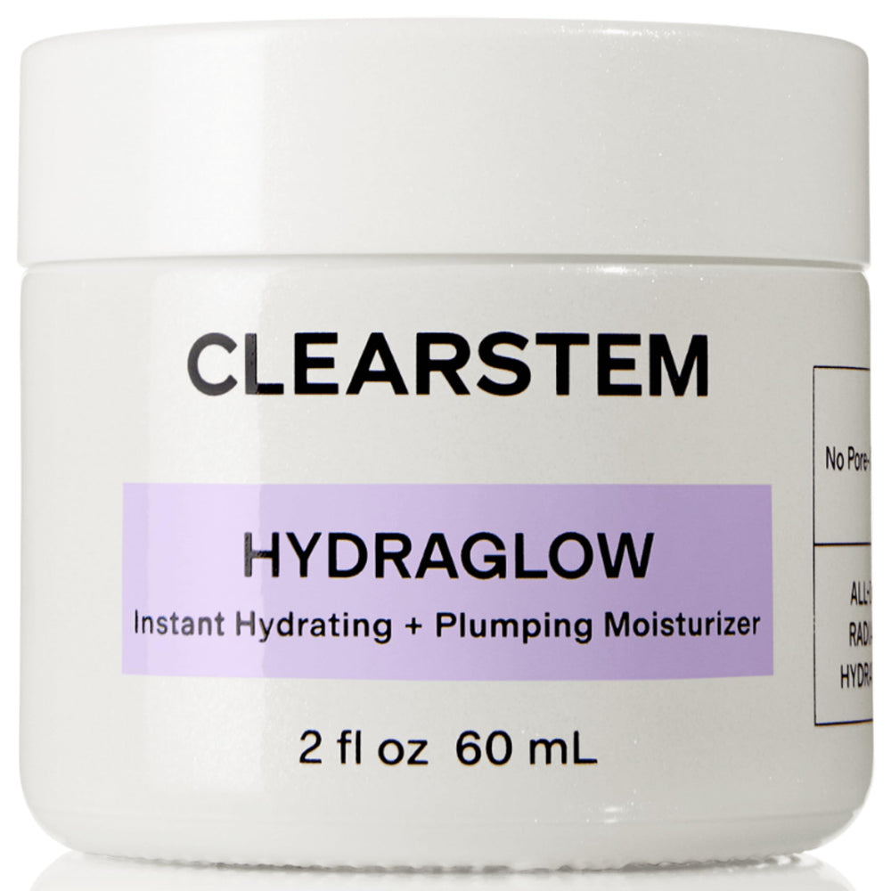 CLEARSTEM front jar view showing packaging and product benefit for hydration