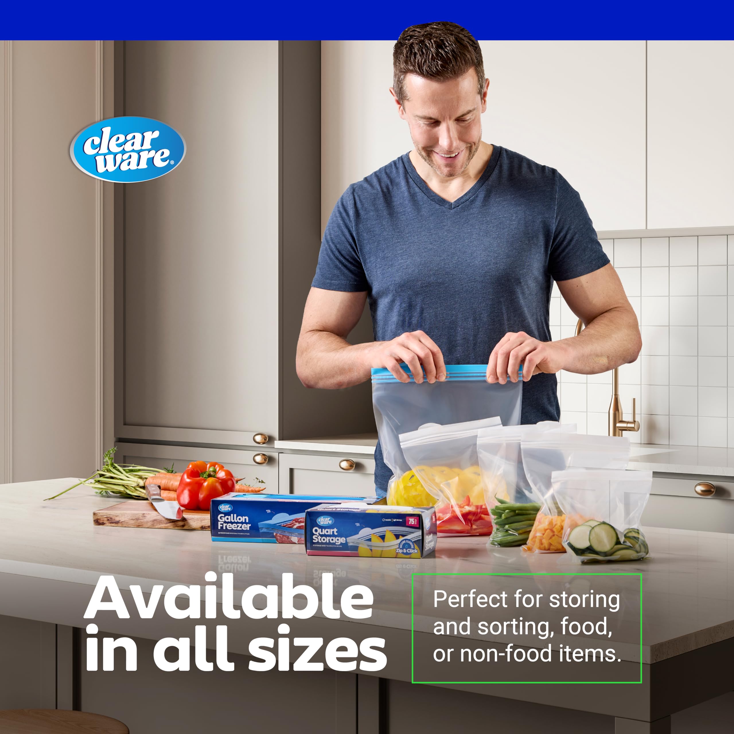 CLEARWARE packed in picnic cooler illustrating travel-ready convenience