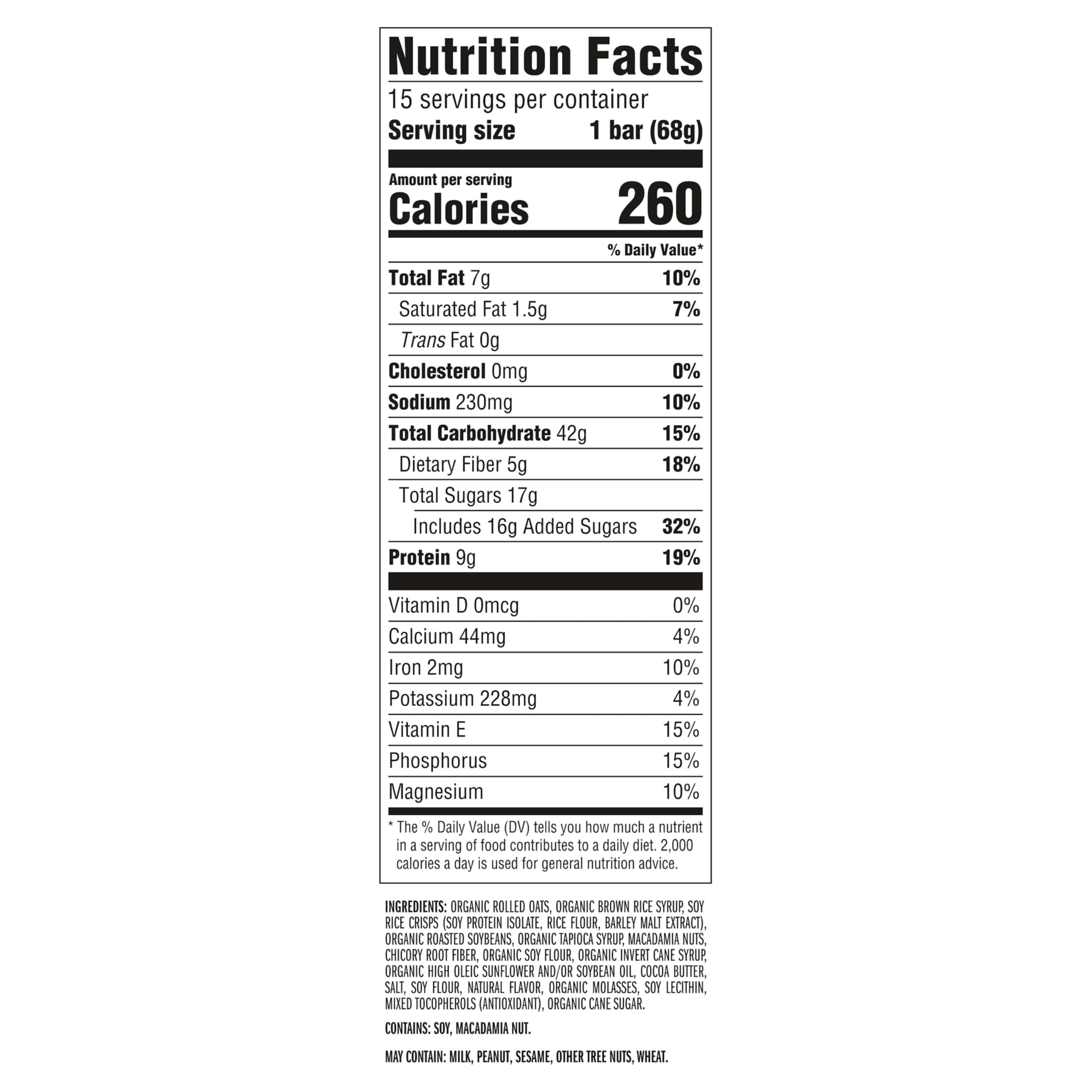 CLIF BAR 15-count box opened to display individually wrapped bars for convenience