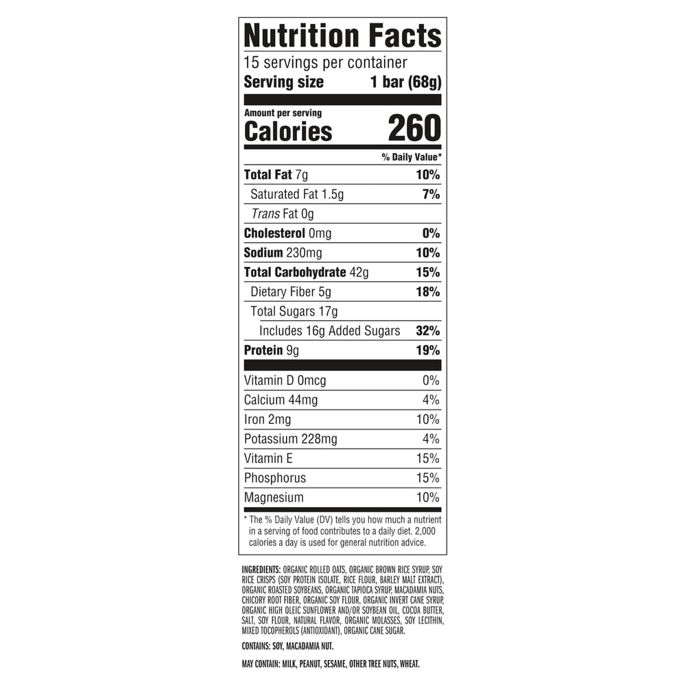 CLIF BAR 15-count box opened to display individually wrapped bars for convenience