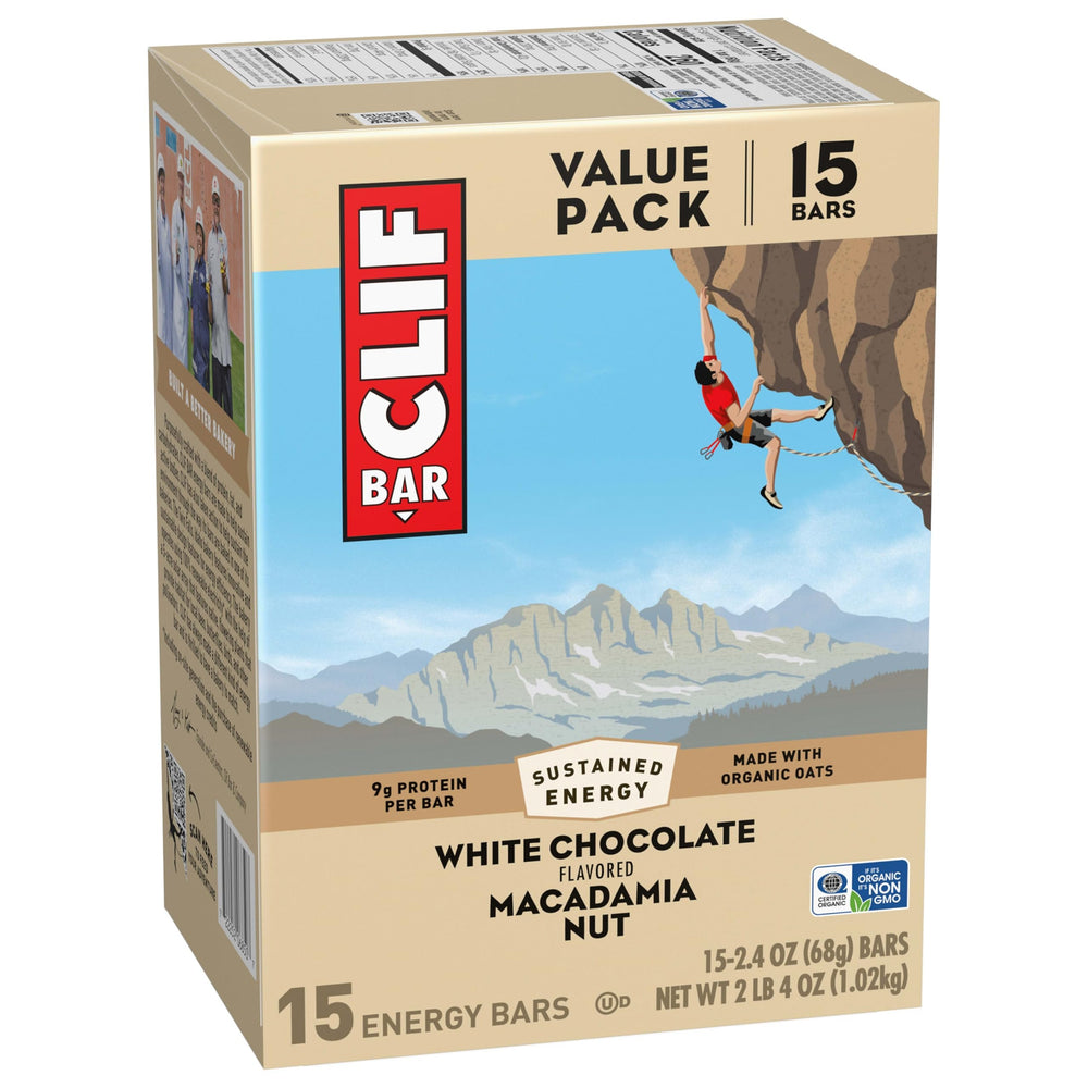 CLIF BAR on a breakfast table lifestyle shot suggesting quick morning fuel