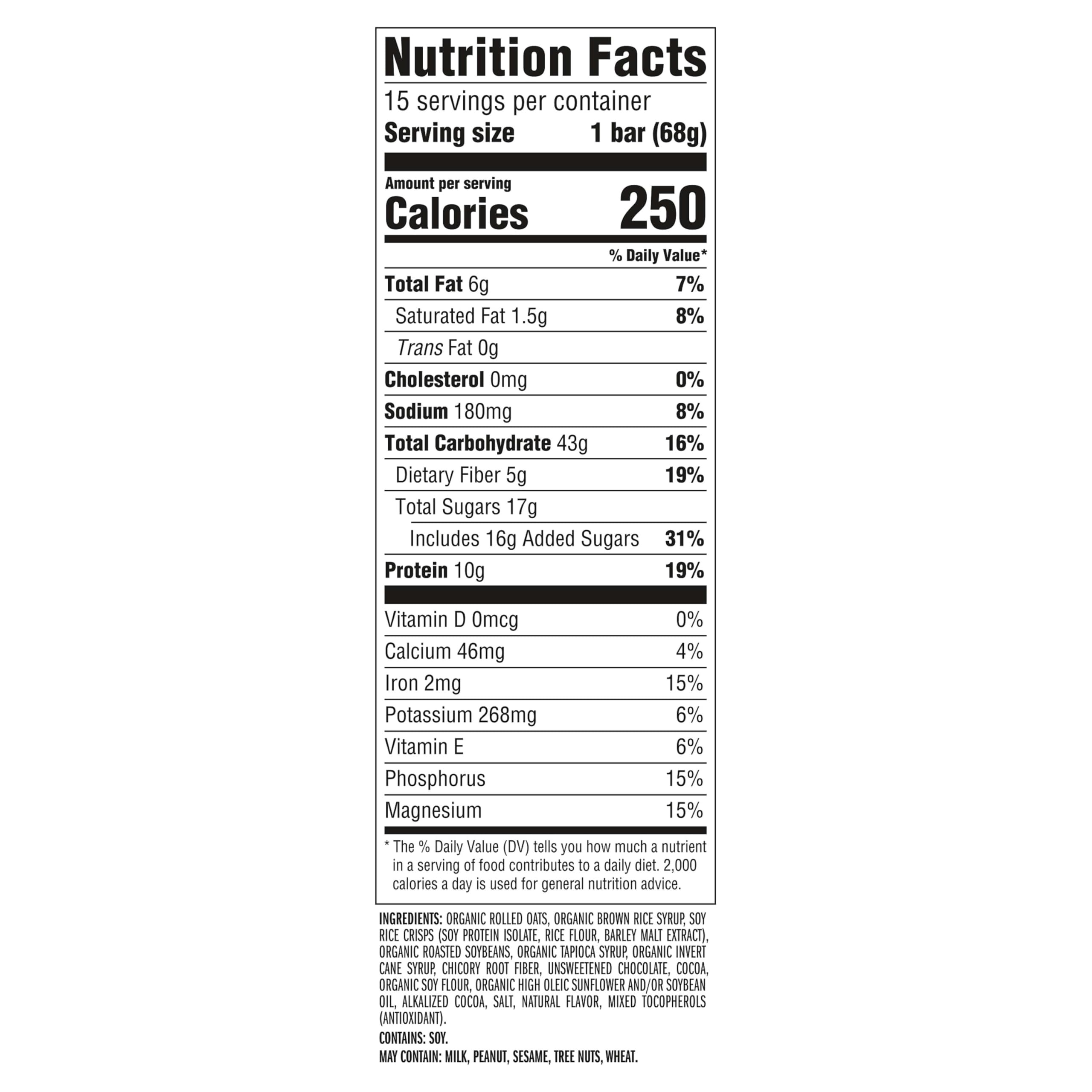 CLIF Bar single wrapped Chocolate Brownie bar ready for on-the-go fueling