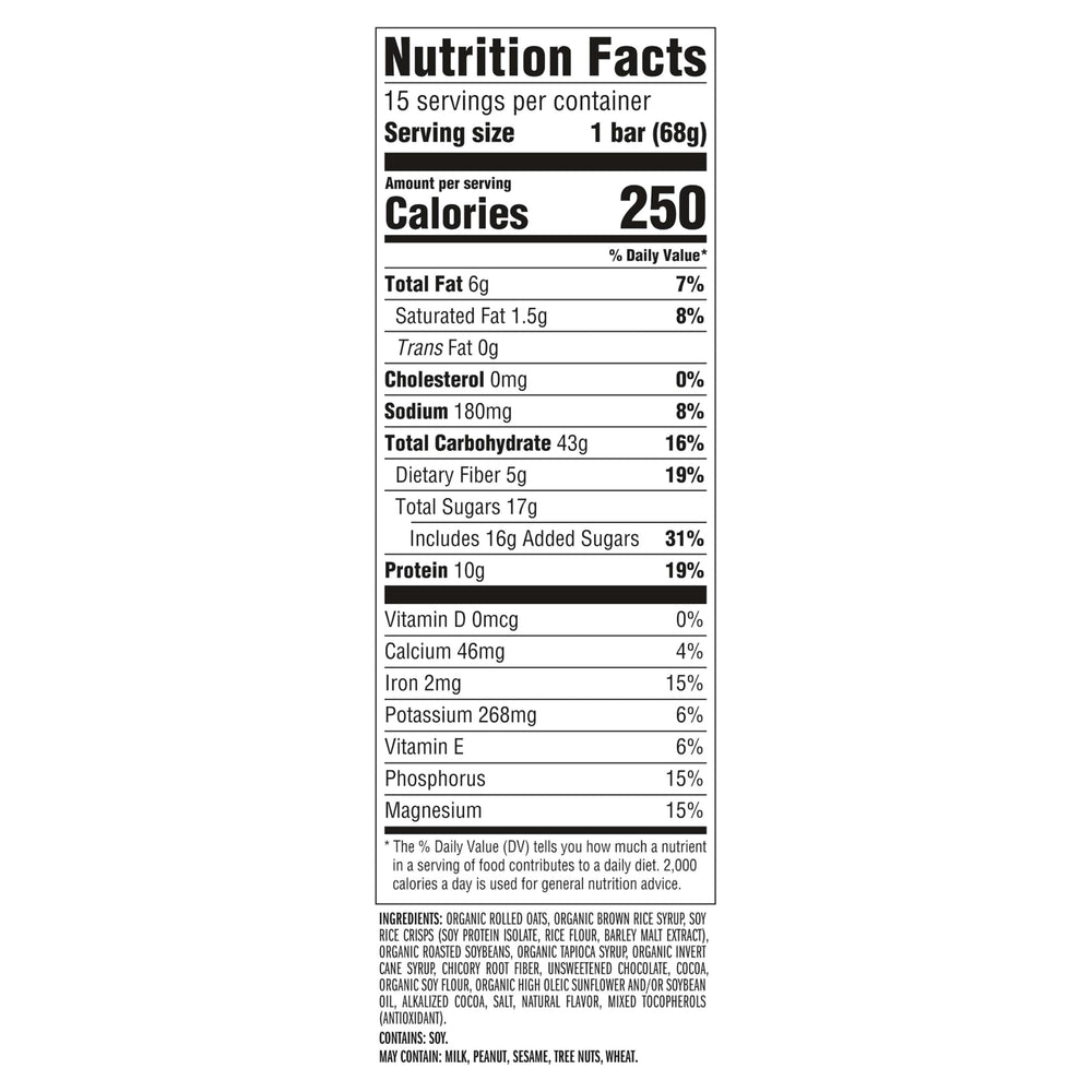 CLIF Bar single wrapped Chocolate Brownie bar ready for on-the-go fueling