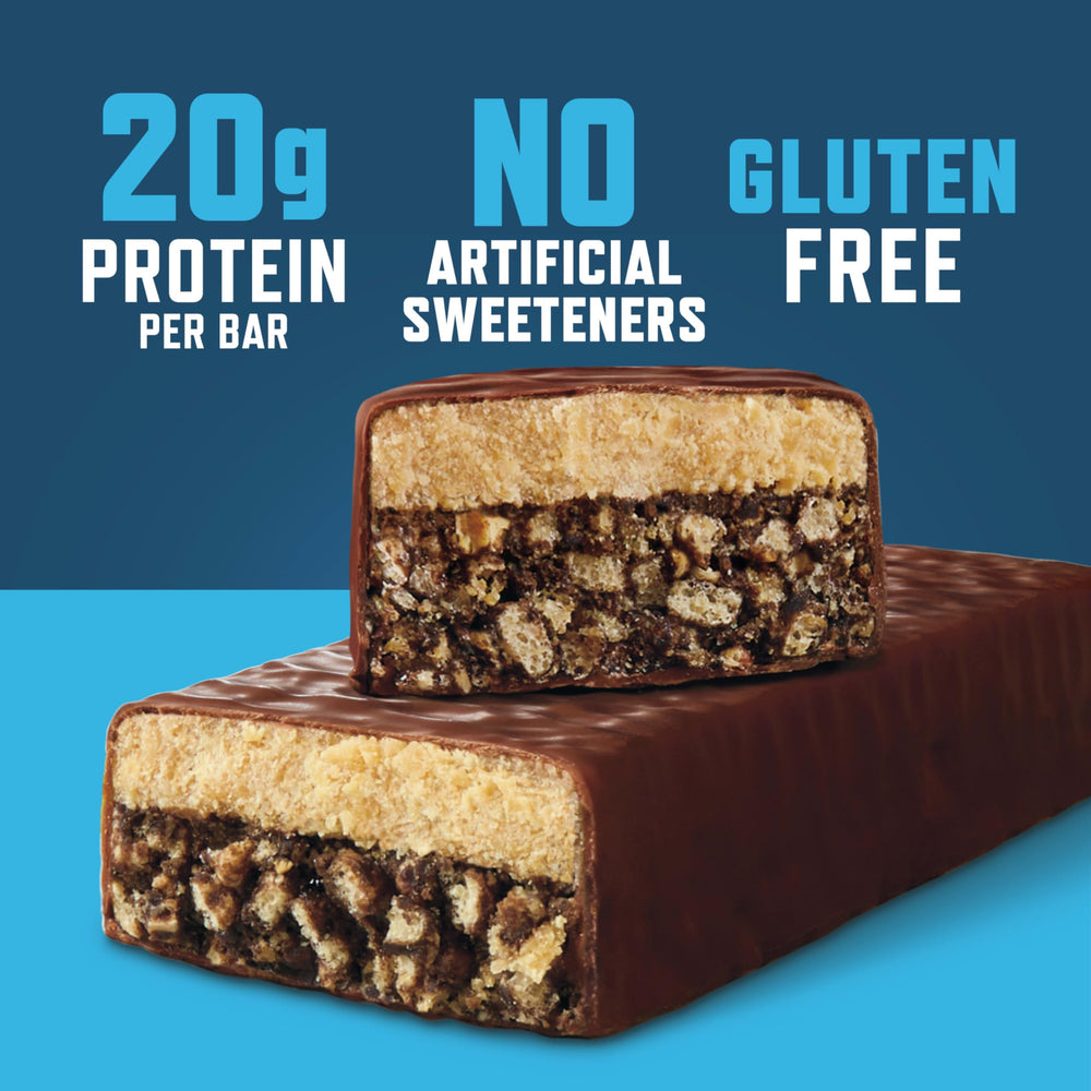 CLIF BUILDERS bar peeking from gym bag showing grab-and-go recovery benefit
