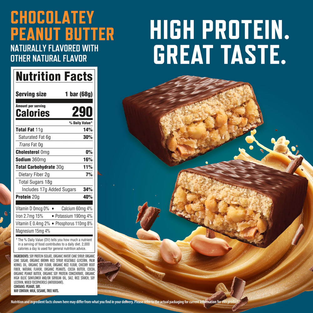 CLIF BUILDERS single unwrapped bar displaying texture and recovery fuel
