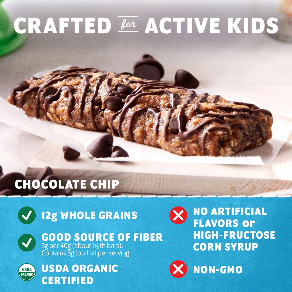 Clif Kid Zbar nutrition label closeup showing whole grain content