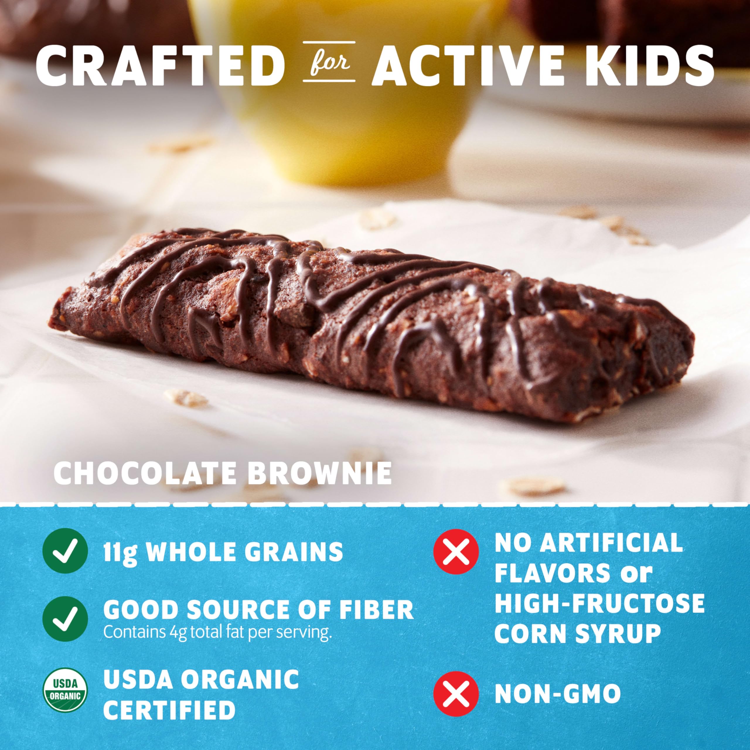 Clif Kid Zbar nutrition label and ingredient list for informed parents
