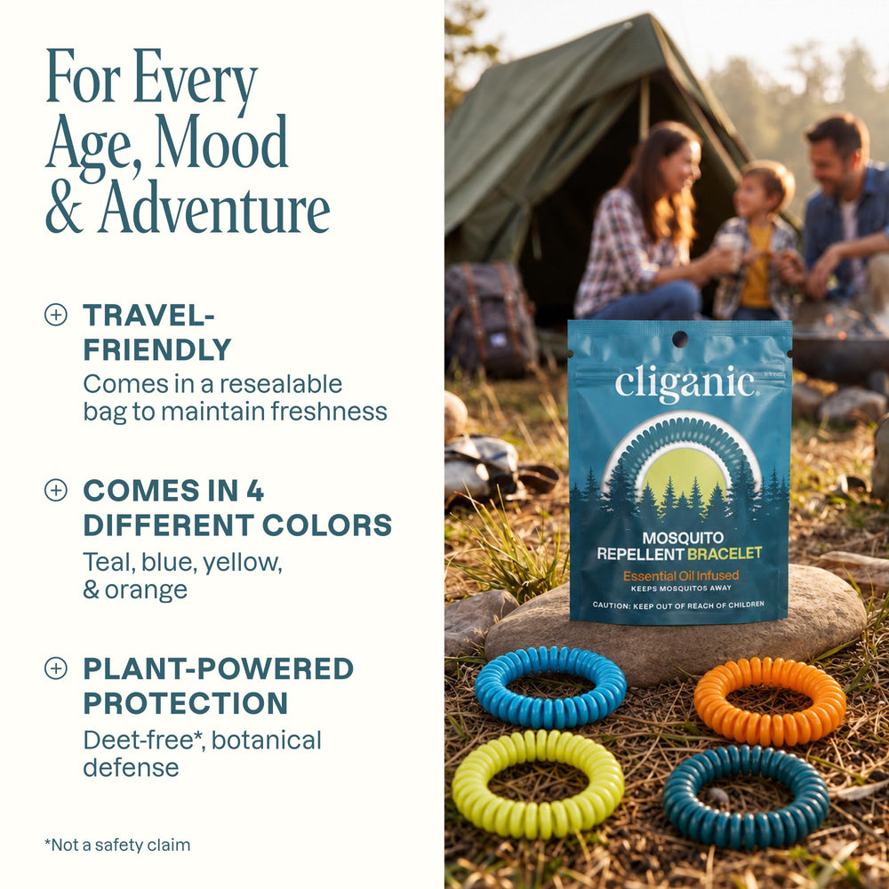 Cliganic individually wrapped bracelets highlighting freshness and convenience