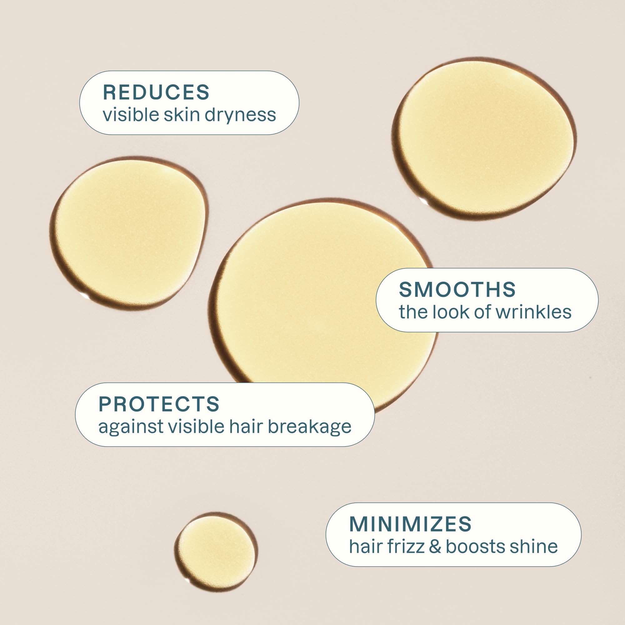 Cliganic jojoba oil applied on hands for fast skin hydration