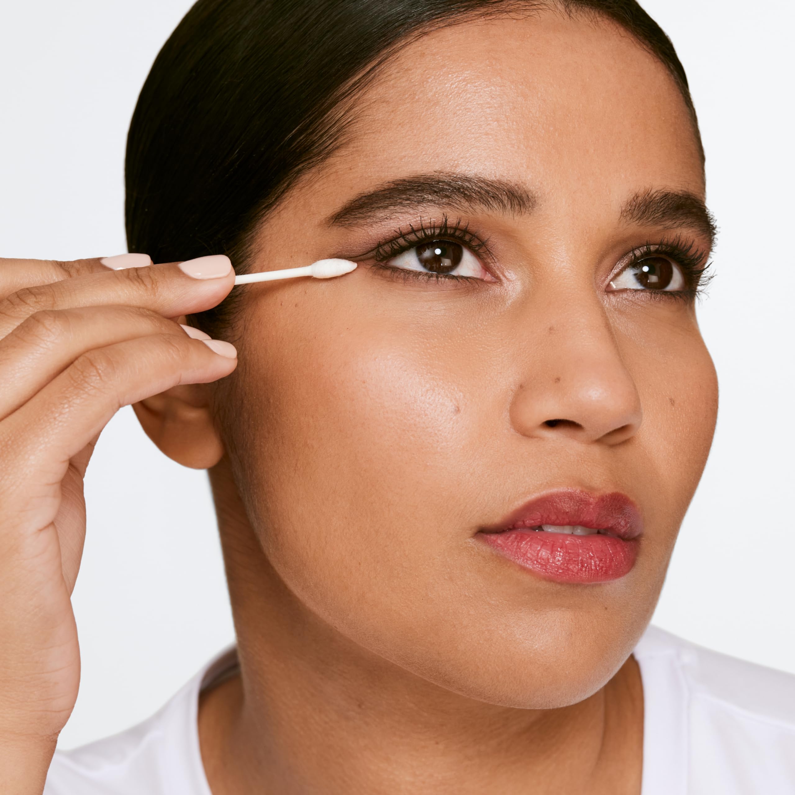 Clinique cotton pad with product applied for fast touch-up benefit