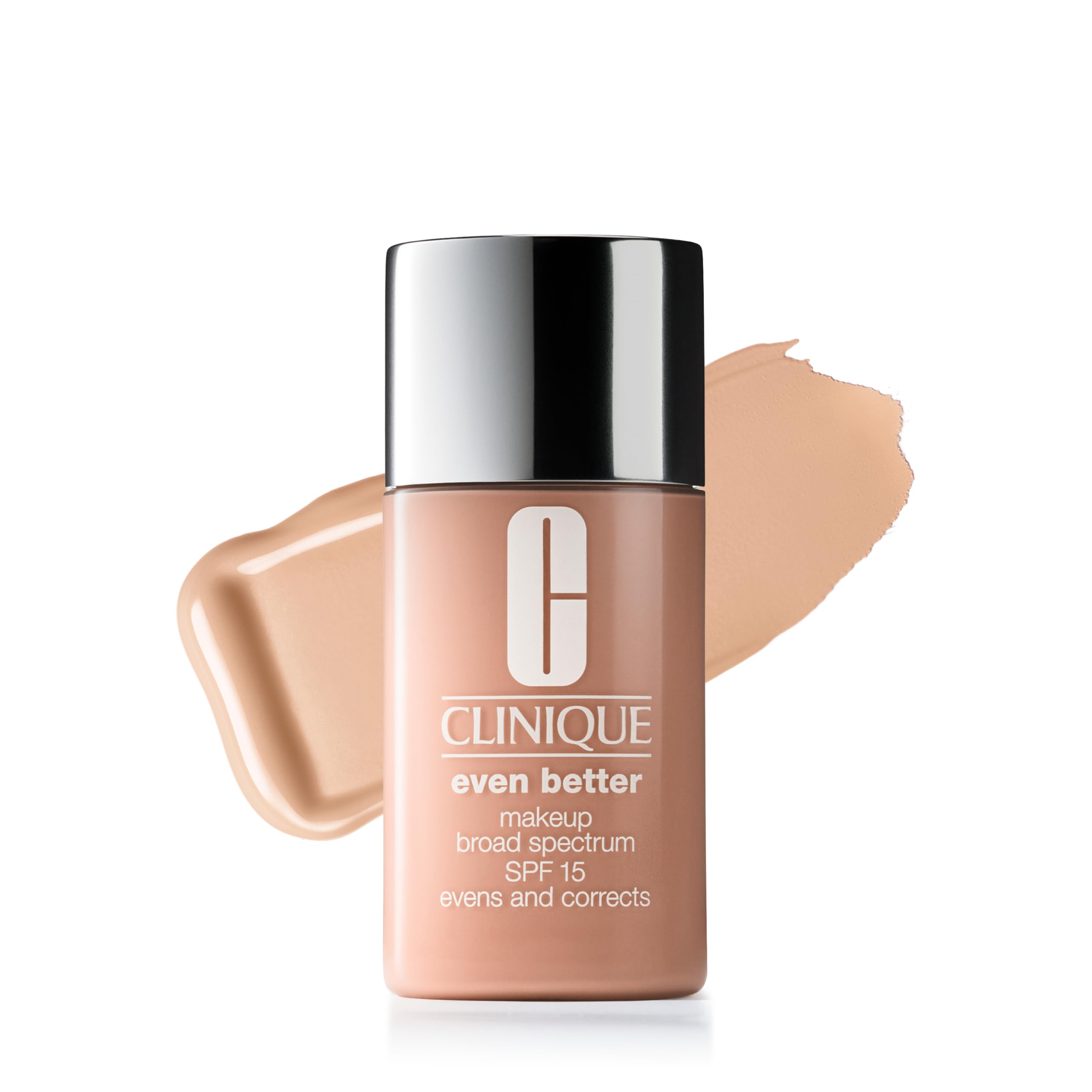 Clinique front packaging showing bottle and brand for easy identification and trust