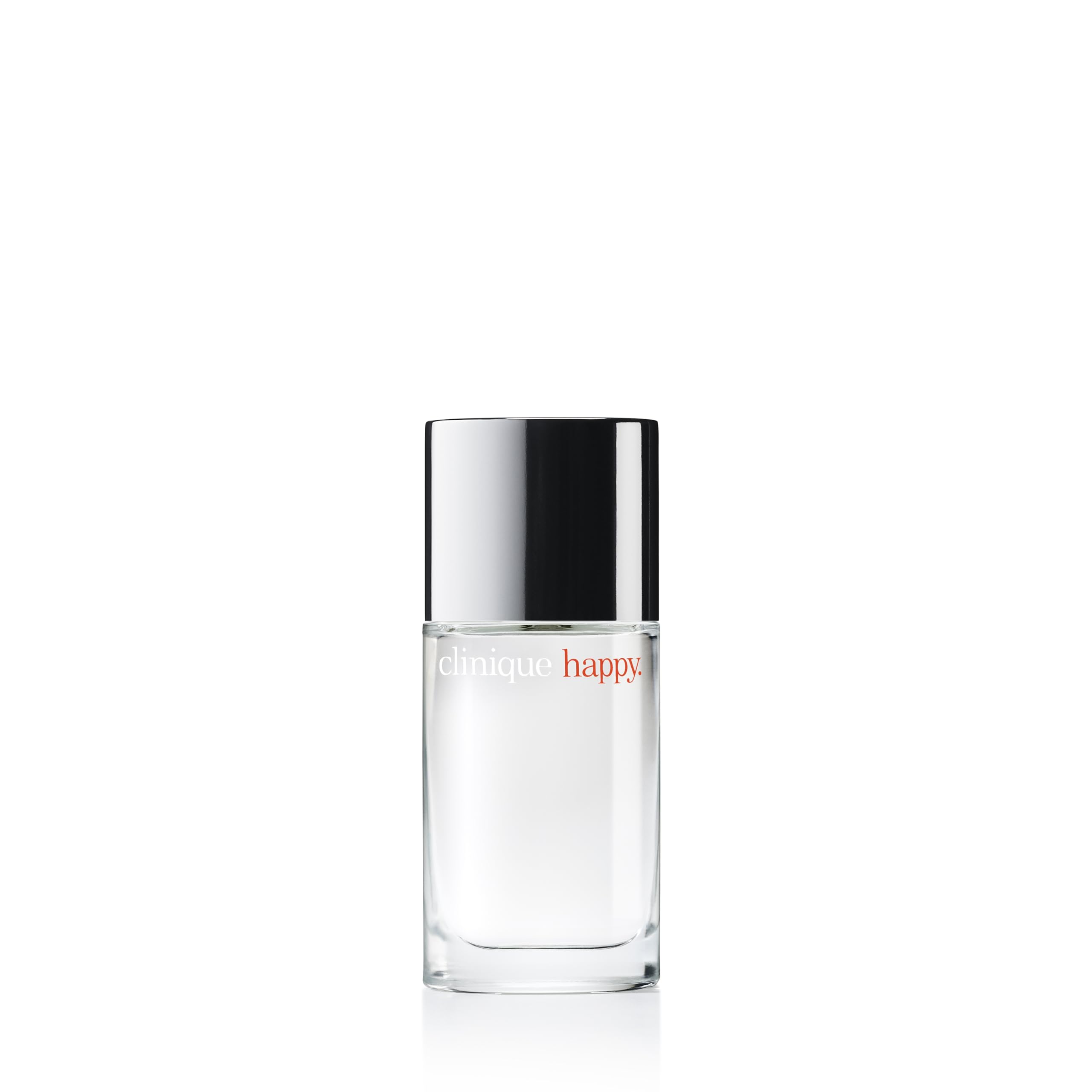 Clinique Happy front bottle showing clean lines and cheerful design benefit: clear brand recognition