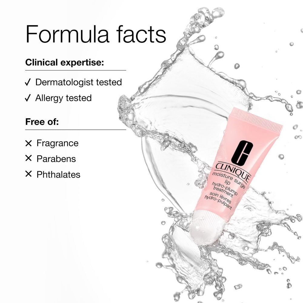 Clinique ingredient display with shea butter and ceramides for nourishment