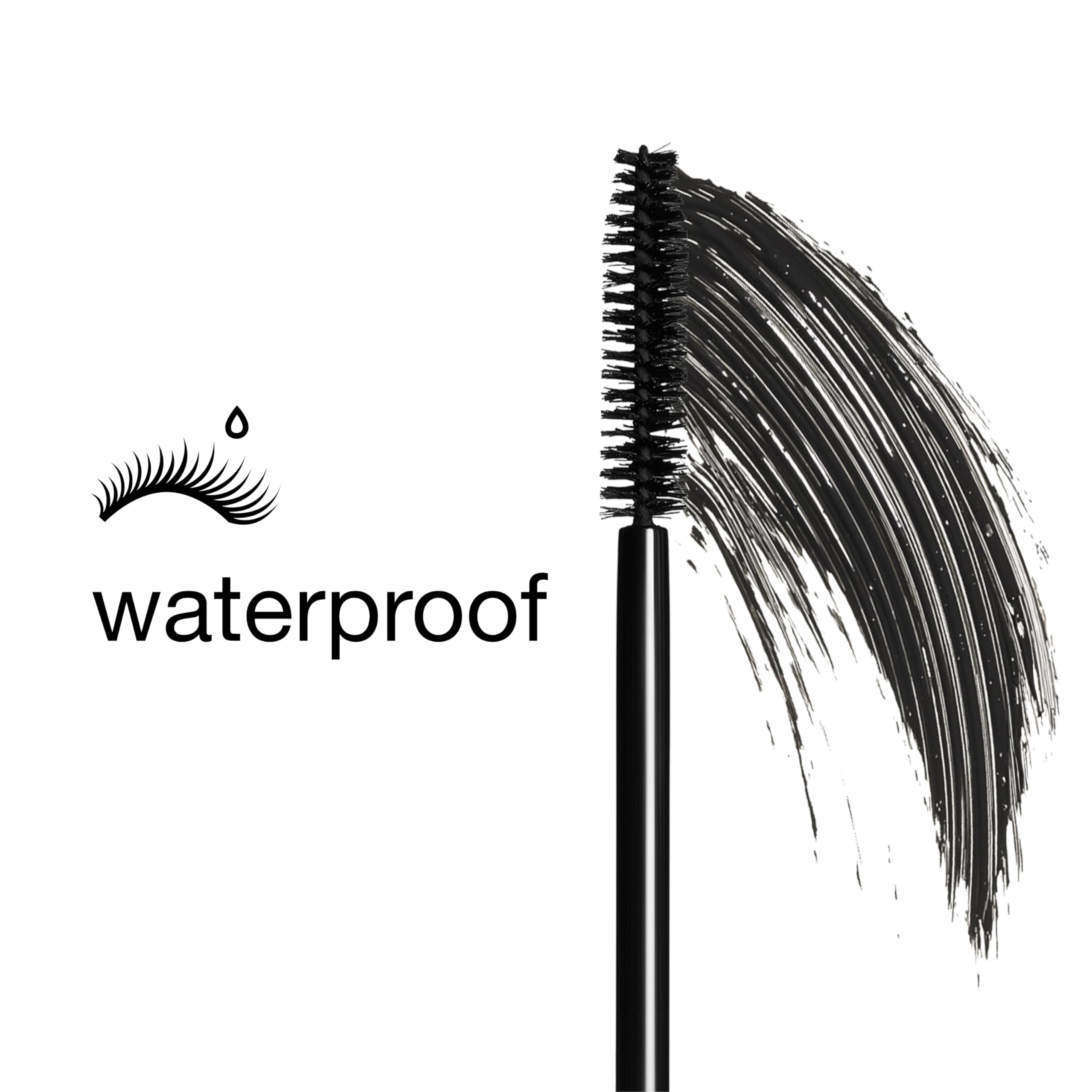 Clinique mascara on model lashes delivering visible length and volume