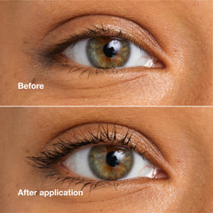 Clinique wand stroke showing smooth, clump-free formula application