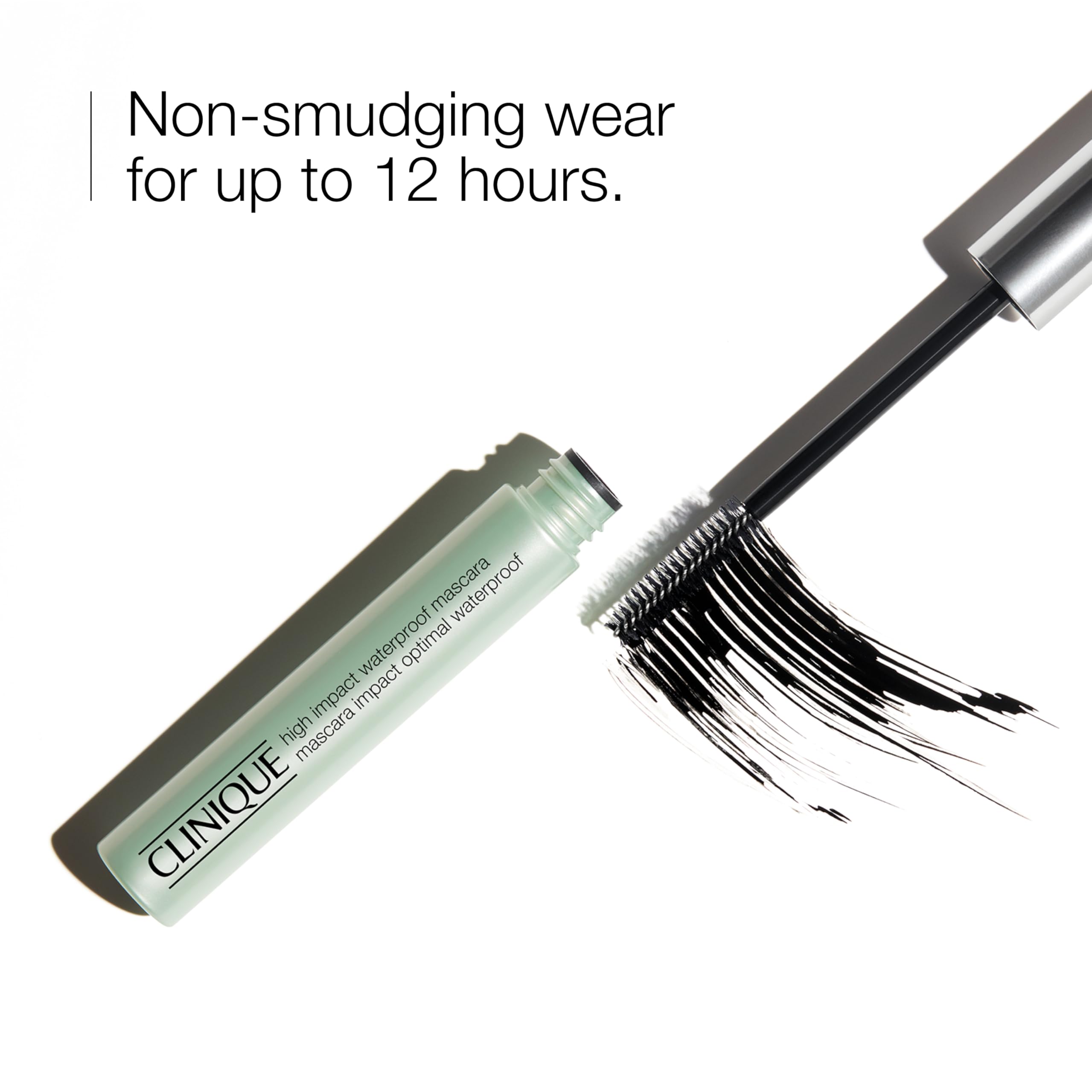 Clinique close-up of twisted wire brush defining individual lashes