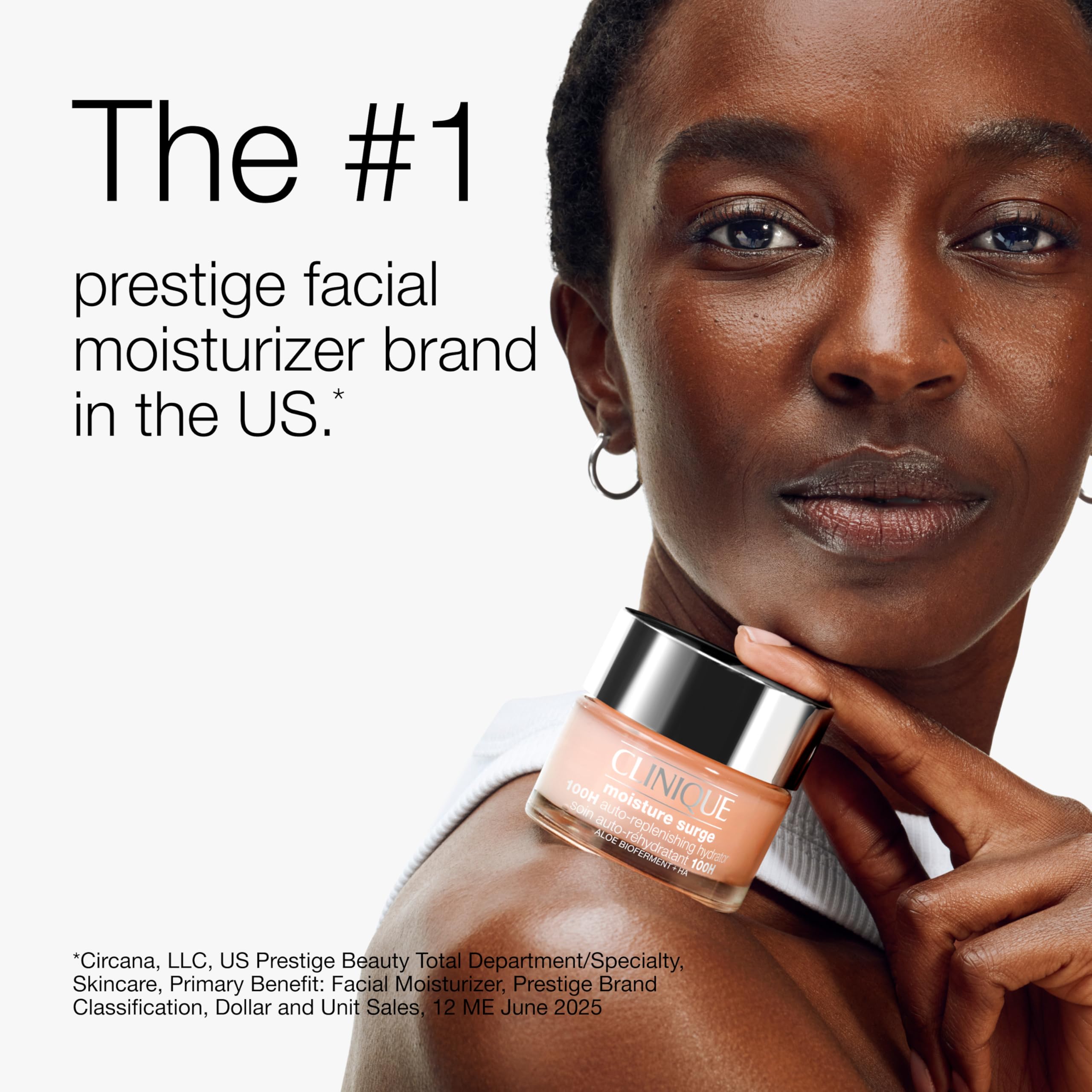 Clinique before and after skin showing Clinique visible hydration improvement